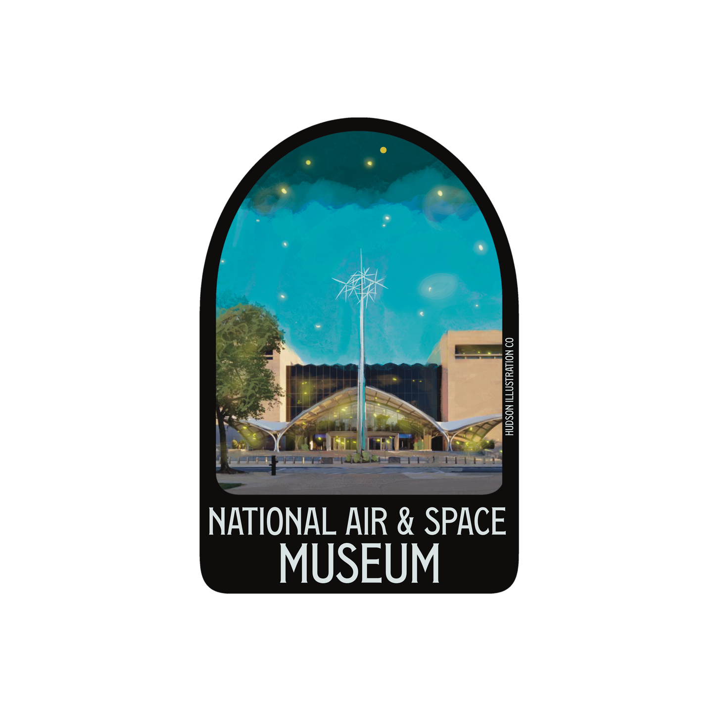 Air and Space Museum Washington D.C. Sticker/Magnet/Print/Postcard