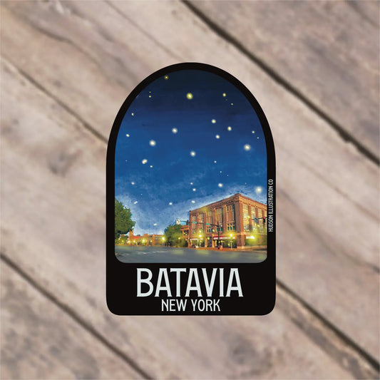 Batavia New York Sticker/Magnet/Print/Postcard