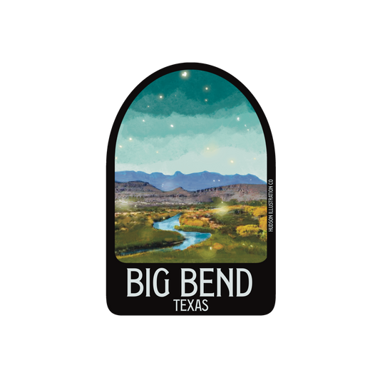 Big Bend Texas Sticker/Magnet/Print/Postcard