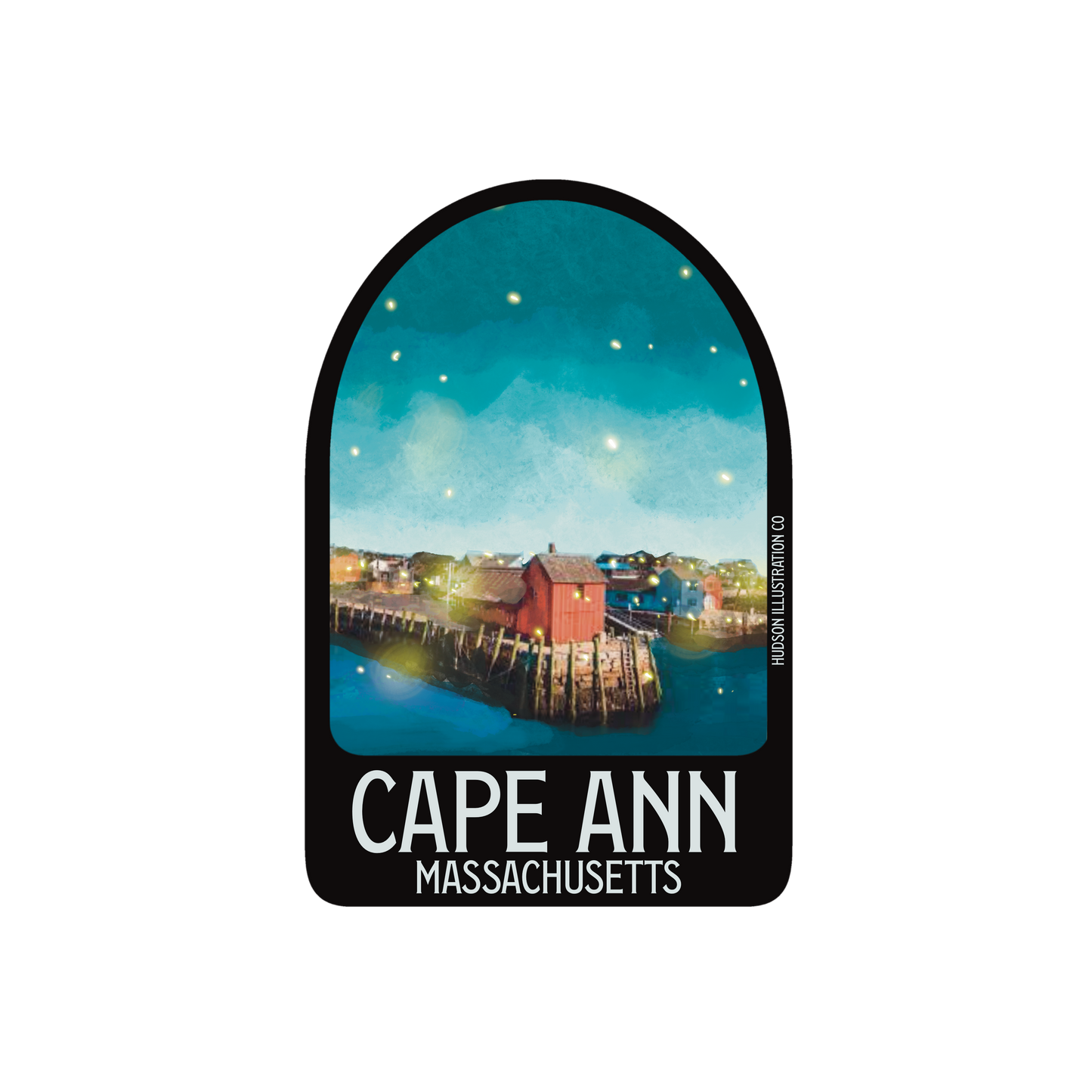 Cape Ann Massachusetts Sticker/Magnet/Print/Postcard