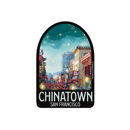 Chinatown San Francisco California Sticker/Magnet/Print/Postcard