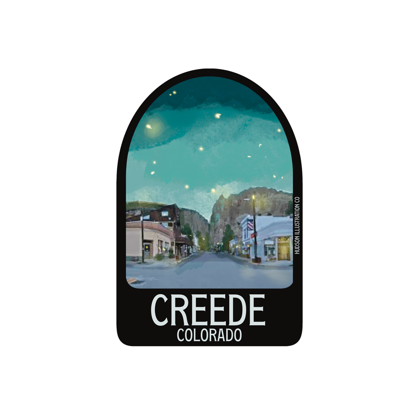 Creede Colorado Sticker/Magnet/Print/Postcard