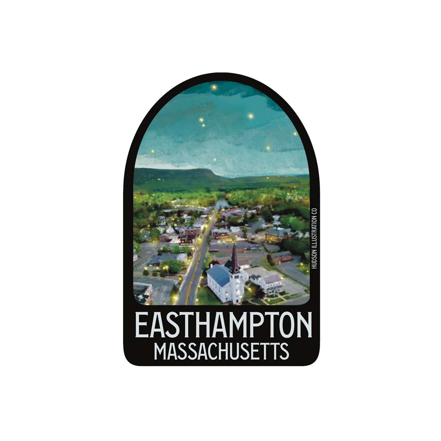 Easthampton Massachusetts Sticker/Magnet/Print/Postcard