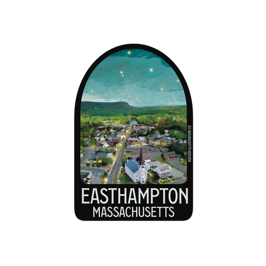 Easthampton Massachusetts Sticker/Magnet/Print/Postcard
