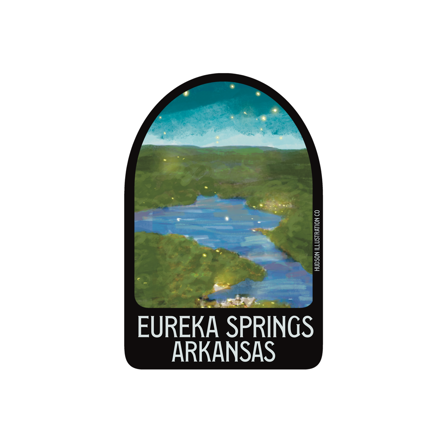 Eureka Springs Arkansas Sticker/Magnet/Print/Postcard