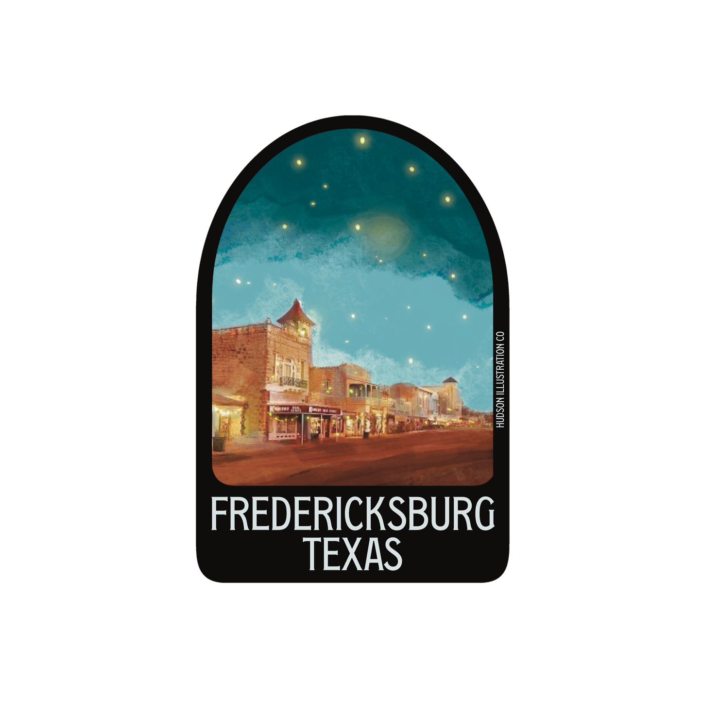 Fredericksburg Texas Sticker/Magnet/Print/Postcard