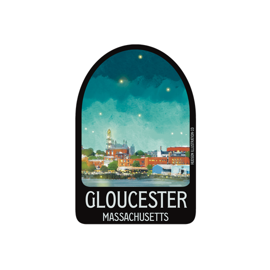 Gloucester Massachusetts Sticker/Magnet/Print/Postcard