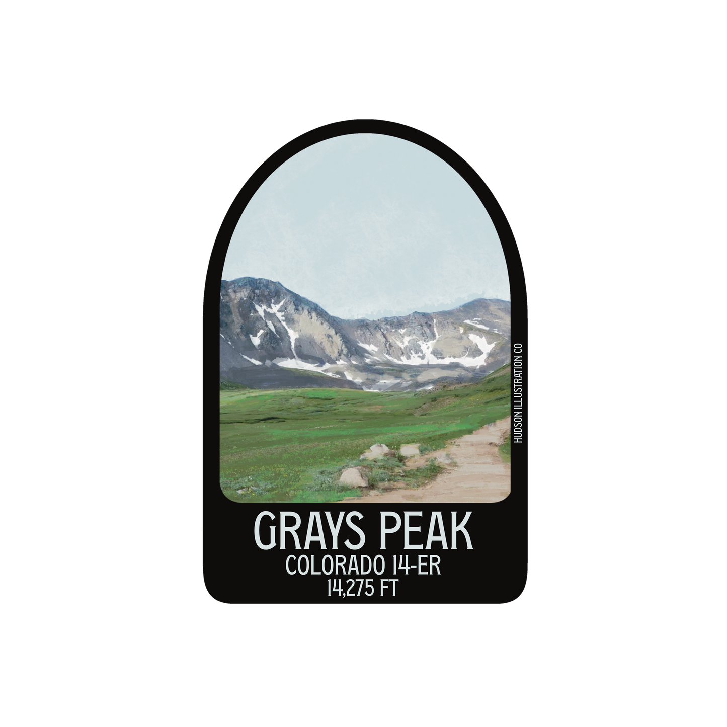 Grays Peak Colorado 14er - Sticker/Magnet/Print/Postcard