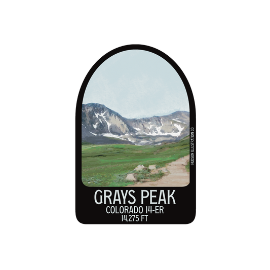Grays Peak Colorado 14er - Sticker/Magnet/Print/Postcard