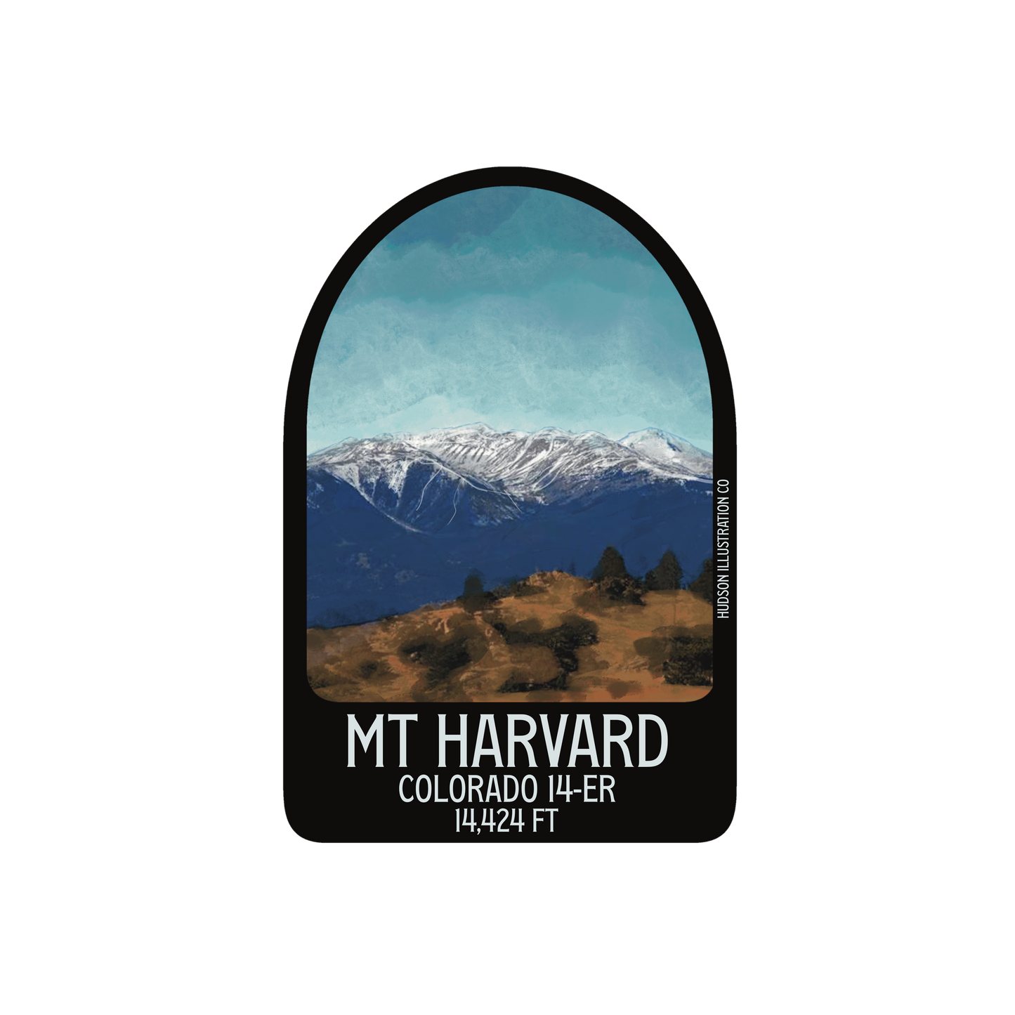 Mt. Harvard Colorado 14er - Sticker/Magnet/Print/Postcard