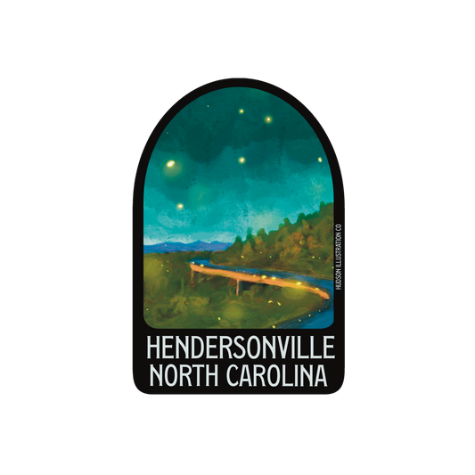 Hendersonville North Carolina Sticker/Magnet/Print/Postcard