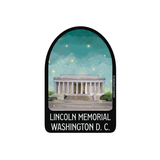 Lincoln memorial Washington DC Sticker/Magnet/Print/Postcard