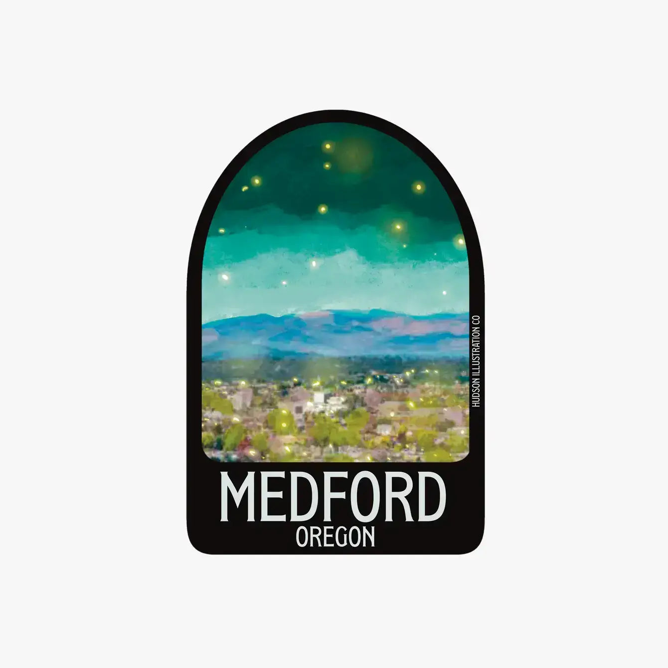 Medford Oregon Sticker/Magnet/Print/Postcard