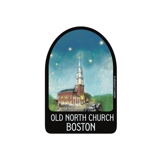 Old North Church Boston Sticker/Magnet/Print/Postcard