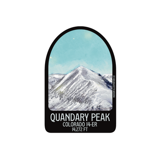 Quandary Peak Colorado 14er - Sticker/Magnet/Print/Postcard