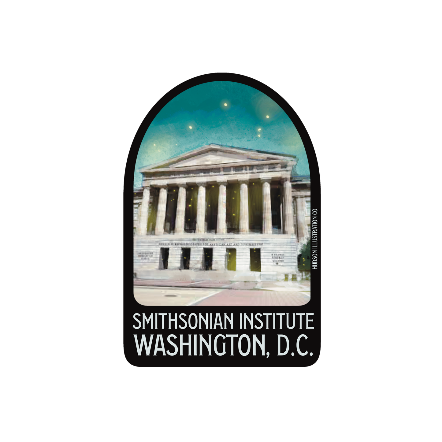 Smithsonian Institution Washington DC Sticker/Magnet/Print/Postcard
