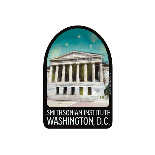 Smithsonian Institution Washington DC Sticker/Magnet/Print/Postcard