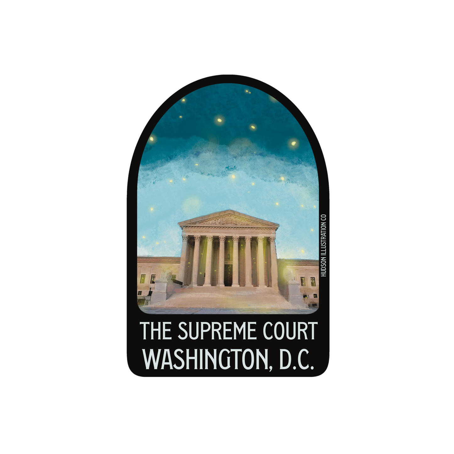 The Supreme Court Washington DC Sticker/Magnet/Print/Postcard