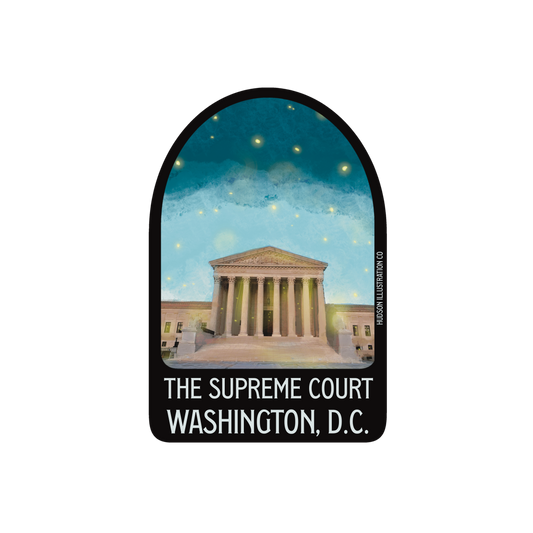 The Supreme Court Washington DC Sticker/Magnet/Print/Postcard