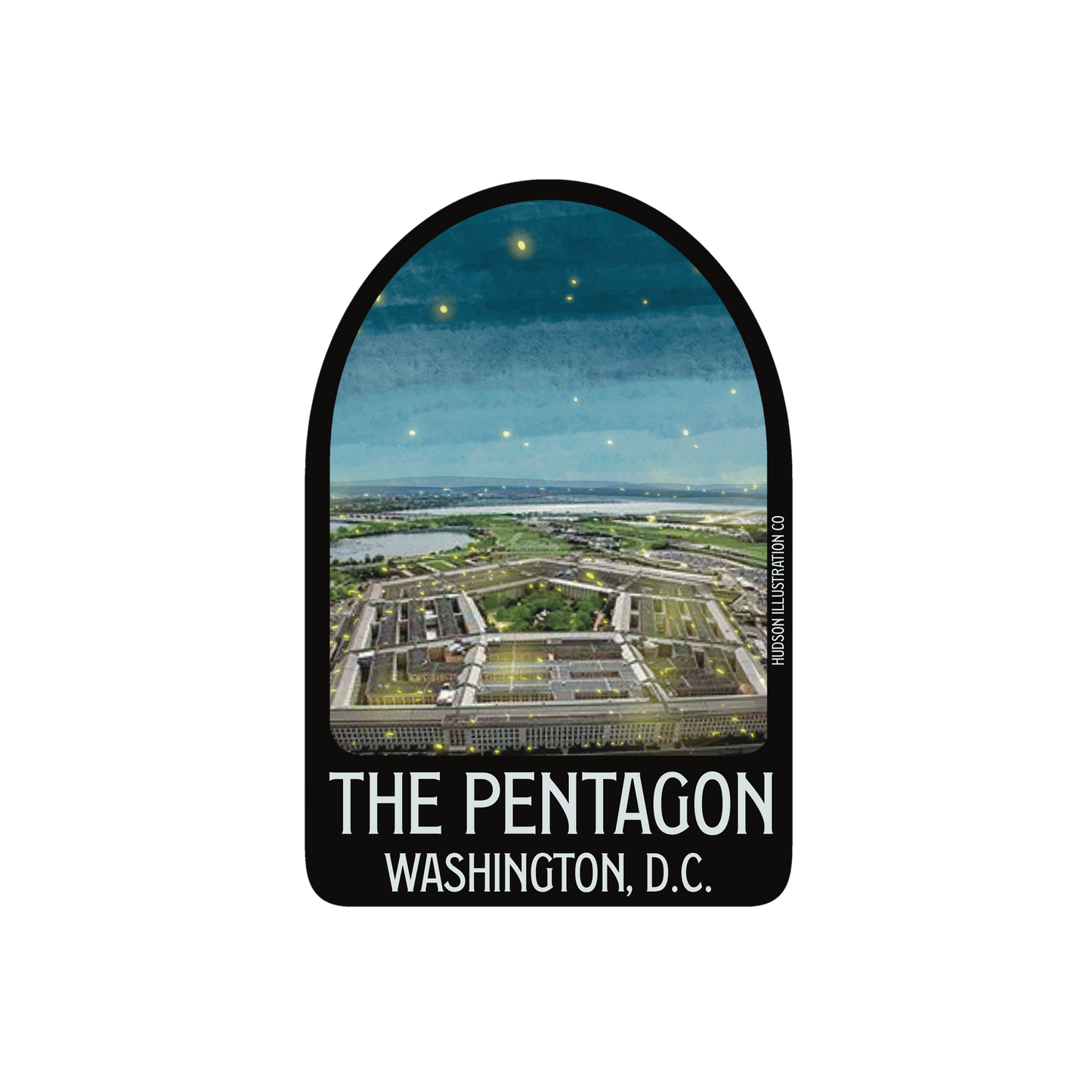 The Pentagon Washington DC Sticker/Magnet/Print/Postcard