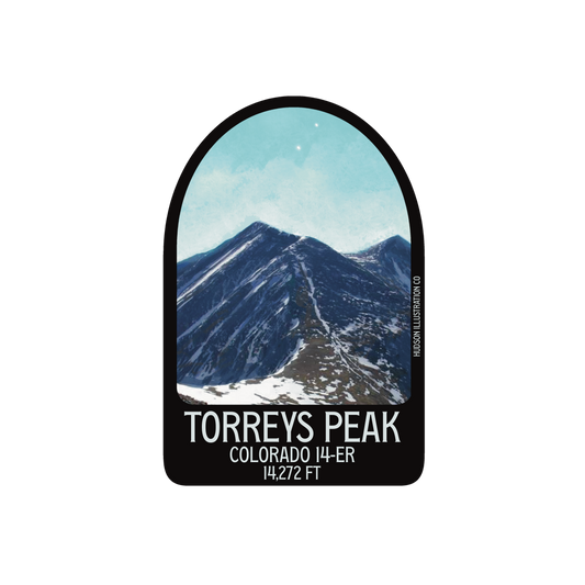 Torreys Peak Colorado 14er - Sticker/Magnet/Print/Postcard