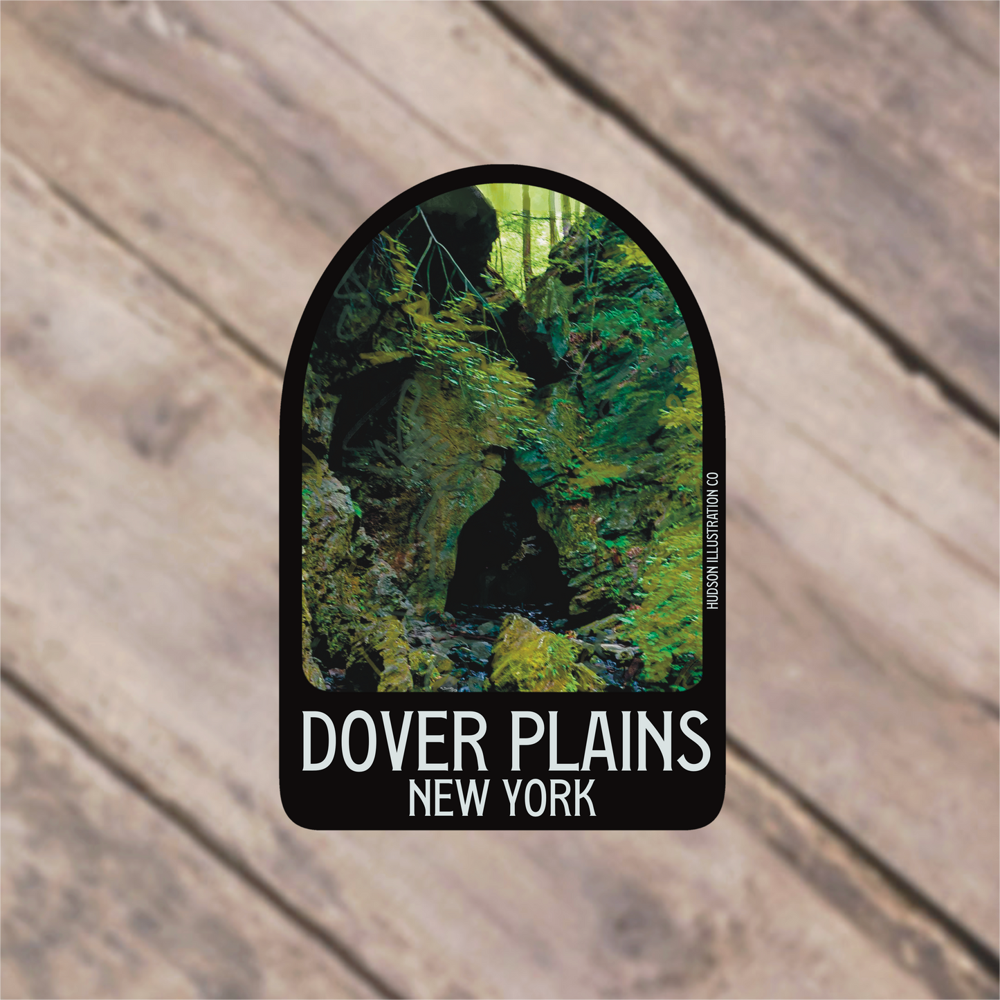 a sticker that says dover plains new york