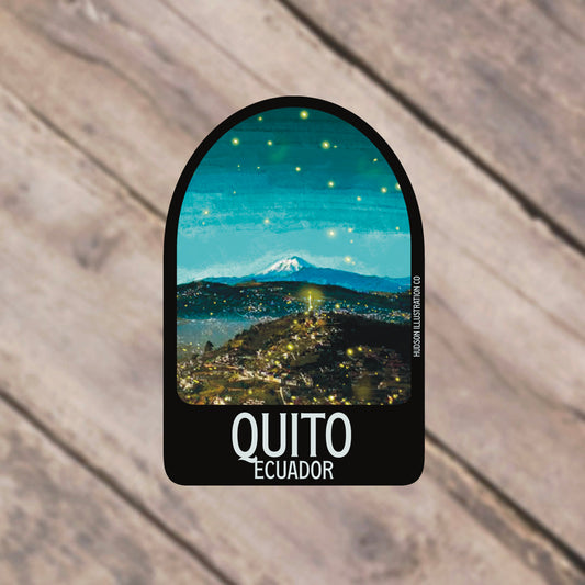 Quito Ecuador Sticker/Magnet/Print/Postcard
